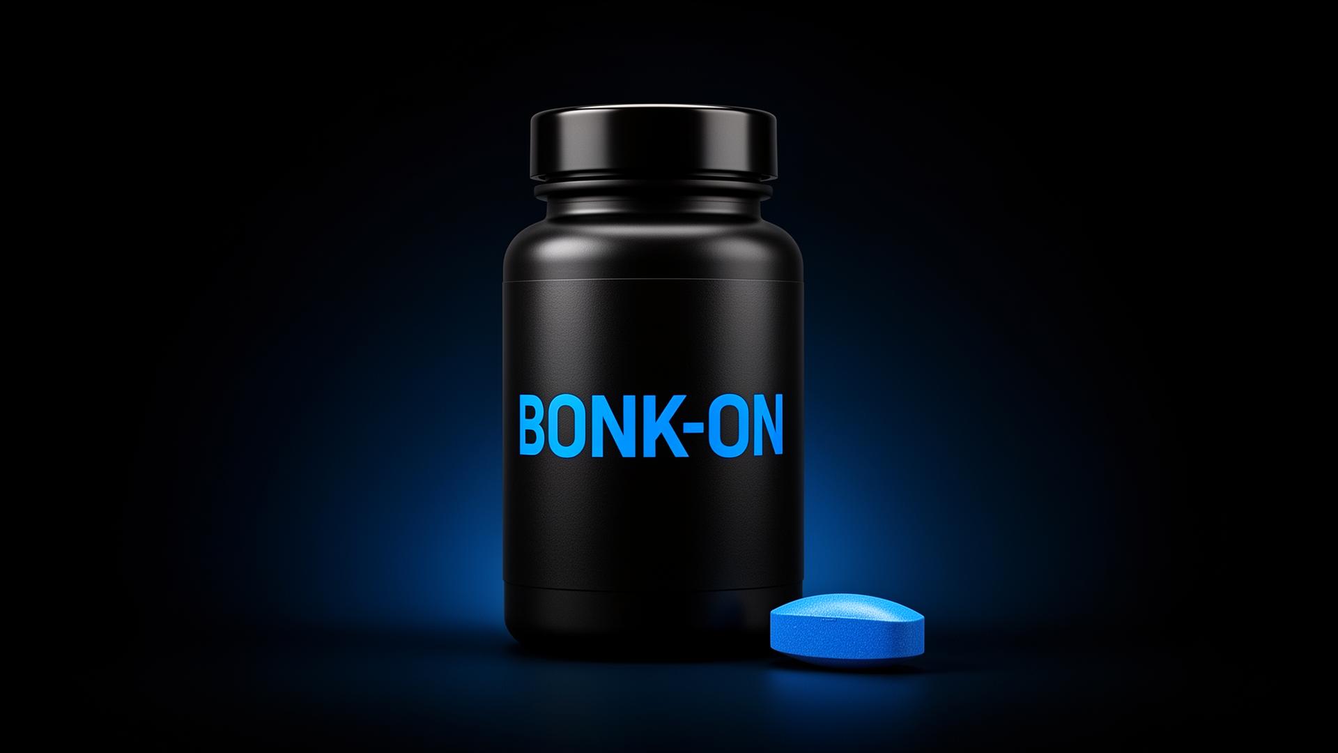 BONK-ON tablet bottle